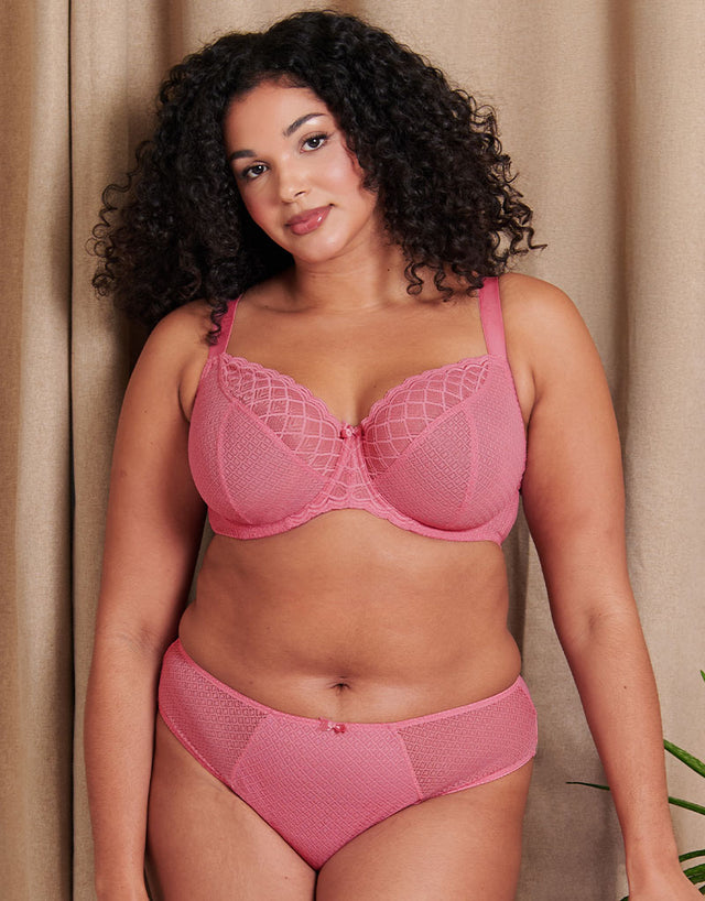 Flirtelle Viola Geo Brazilian Brief Rose Pink