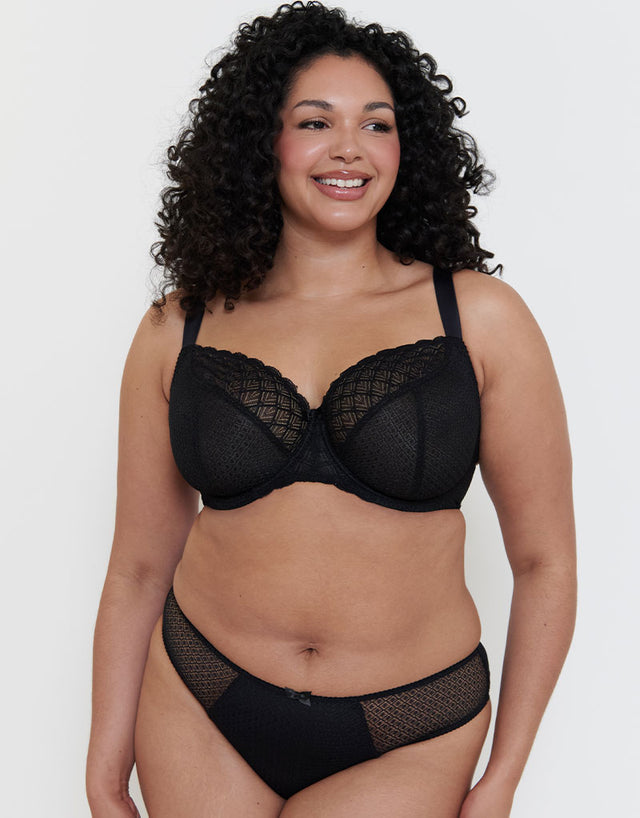 Flirtelle Viola Geo Brazilian Brief Black