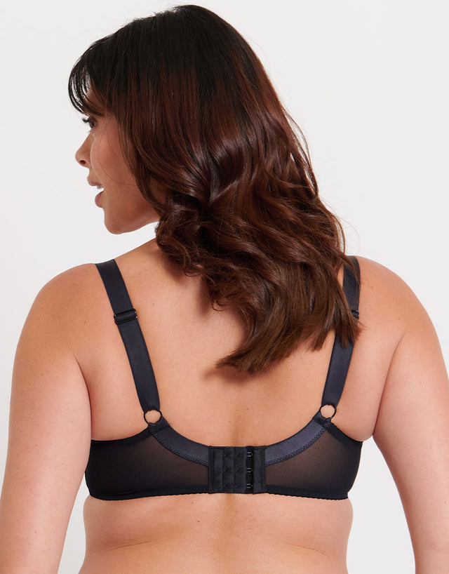 Flirtelle Viola Geo Balcony Bra Black