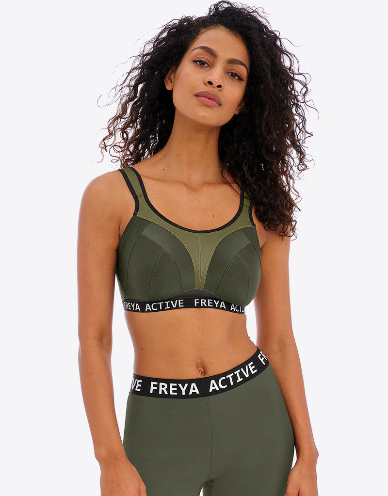Freya Active Dynamic Sports Bra Khaki – Brastop UK