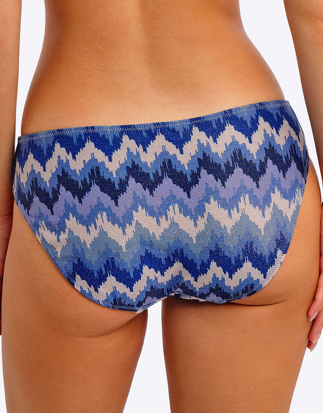 Freya Arizona Wave Bikini Brief Coastline Blue Print