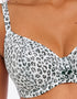 Freya Cala Selva Plunge Bikini Top Leopard