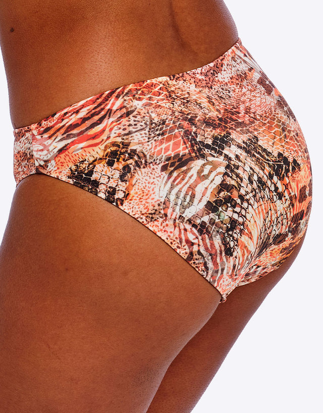 Freya Desert Cat Bikini Brief Sunset Print