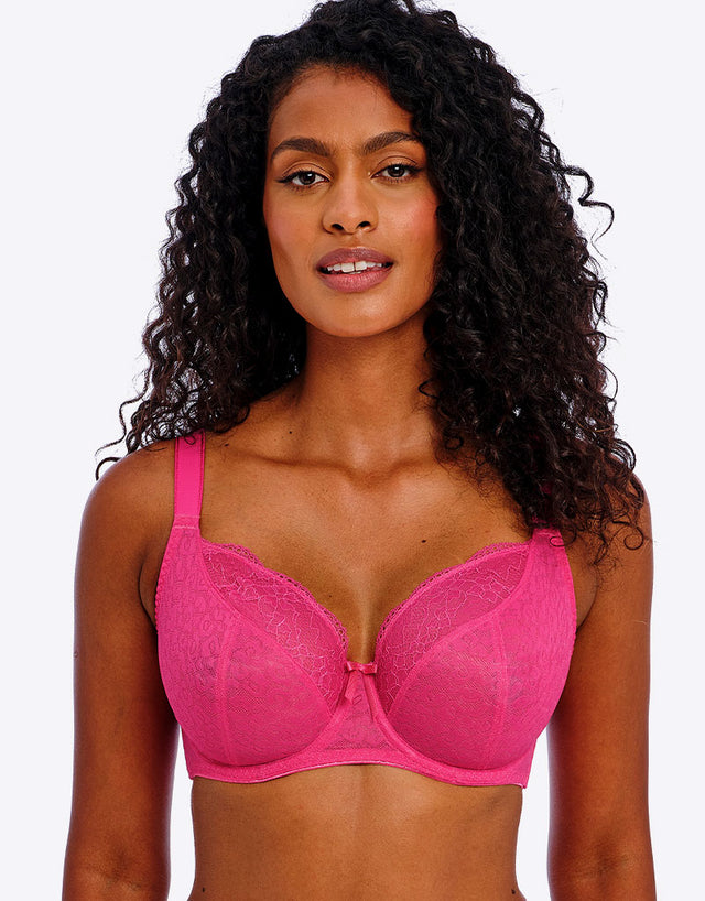 Freya Fancies Balcony Bra Hot Pink