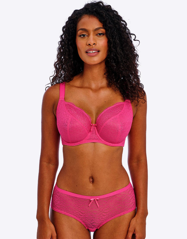 Freya Fancies Balcony Bra Hot Pink
