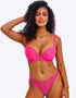 Freya Fascinate Moulded Plunge Bra Hot Pink