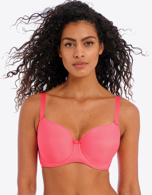 Freya Idol Moulded Balcony Bra Sunkissed Coral