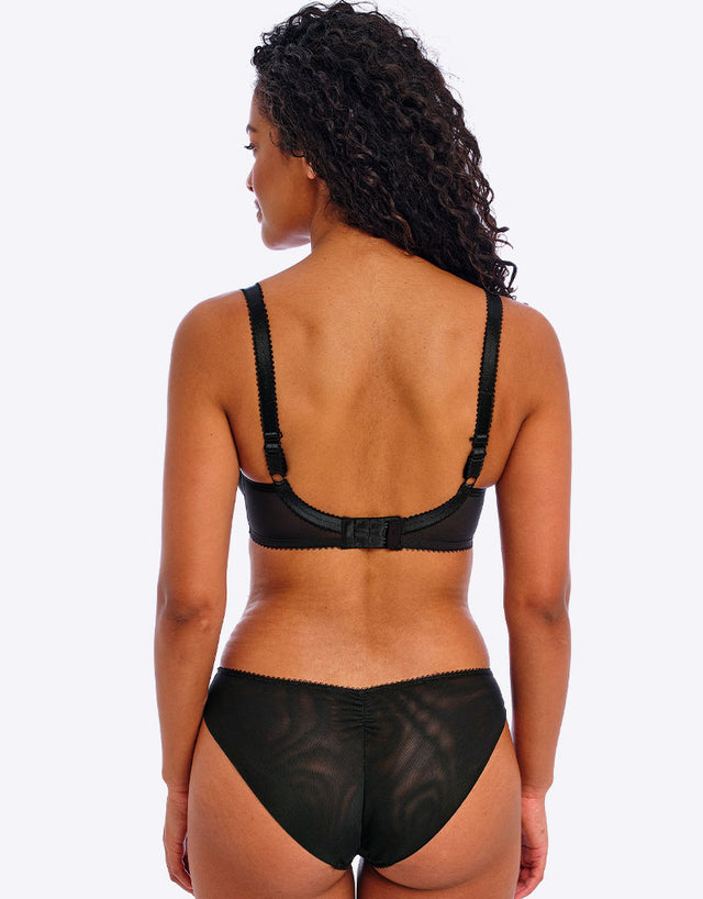 Freya Loveland Moulded Plunge T-Shirt Bra Boudoir Black