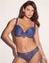 Freya Loveland Moulded Plunge T-Shirt Bra Boudoir Dusk Blue