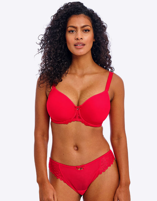 Freya Loveland Moulded Spacer Bra Bombshell Chilli Red