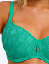 Freya Nomad Nights Padded Sweetheart Bikini Top Marine Green
