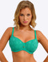 Freya Nomad Nights Padded Sweetheart Bikini Top Marine Green
