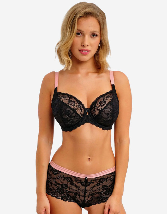 Freya Offbeat Plunge Bra Black