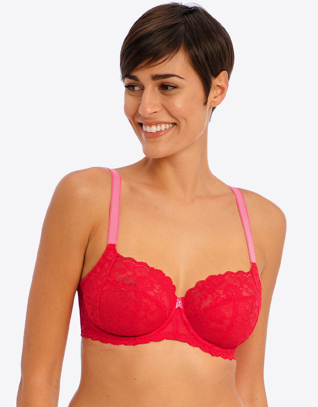 Freya Offbeat Side Support Bra Chilli Red