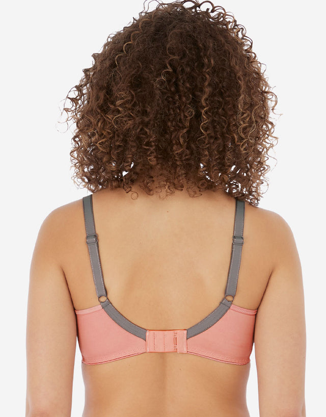 Freya Offbeat Moulded Plunge Bra Rosehip Pink