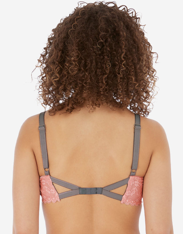 Freya Offbeat Plunge Bra Rosehip Pink