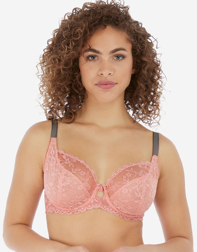Freya Offbeat Plunge Bra Rosehip Pink