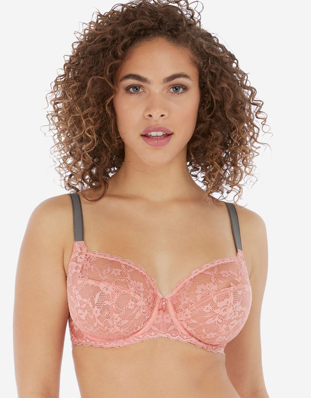 Freya Offbeat Side Support Bra Rosehip Pink