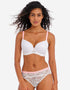 Freya Offbeat Moulded Plunge Bra White