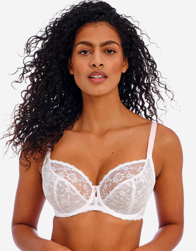 Freya Offbeat Plunge Bra White
