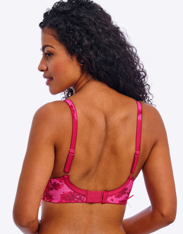 Freya Rose Blossom Plunge Bra Red Rose