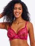 Freya Rose Blossom Plunge Bra Red Rose