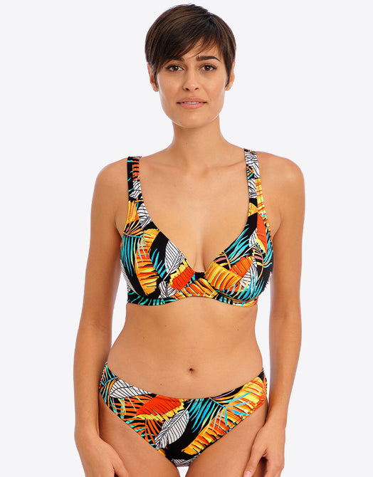 Freya Samba Nights High Apex Bikini Top Multi