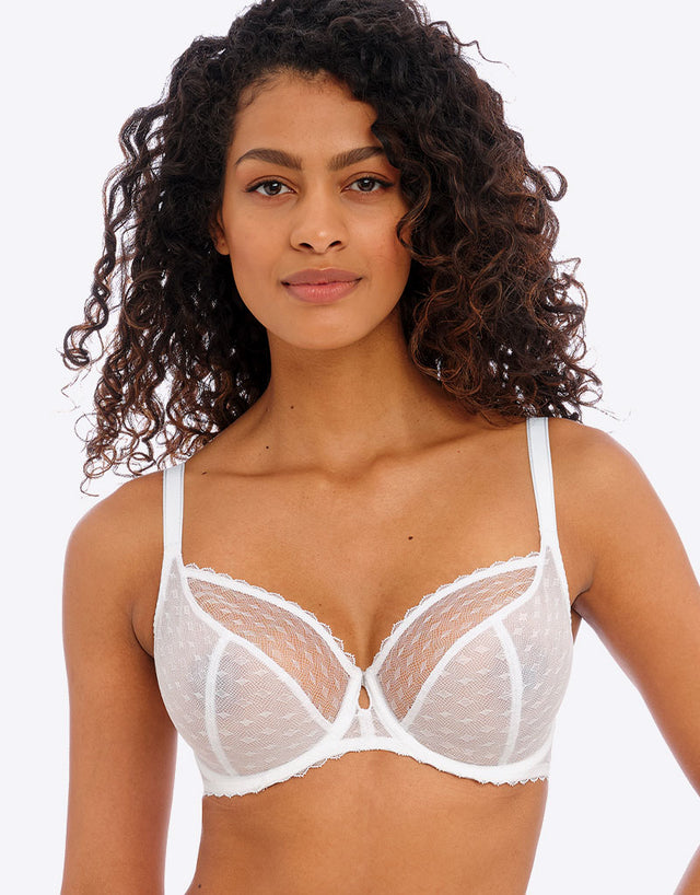 Freya Signature Plunge Bra White