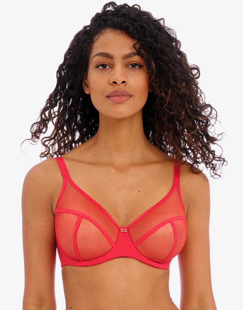 Freya Signature Plunge Moulded Bra Chilli-Red