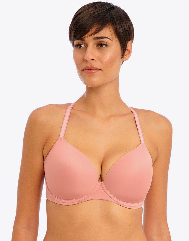 Freya Undetected Moulded T-Shirt Bra Ash Rose Pink