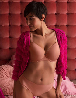 Freya Undetected Moulded T-Shirt Bra Ash Rose Pink