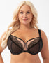 Gorsenia Daniela Balconette Bra Black