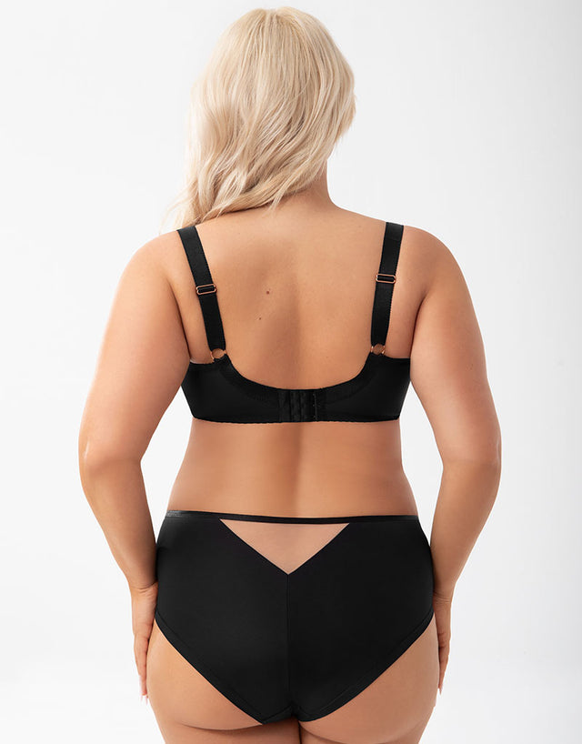 Gorsenia Daniela Balconette Bra Black