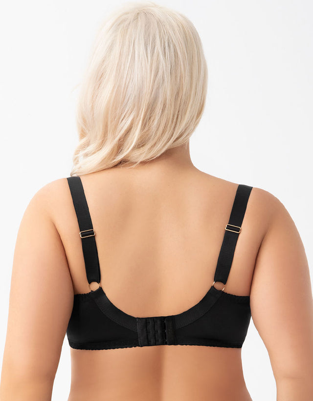 Gorsenia Isla Balconette Bra Black