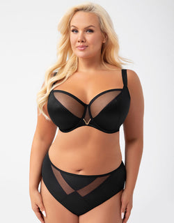 Gorsenia Vicky Balcony Bra Black