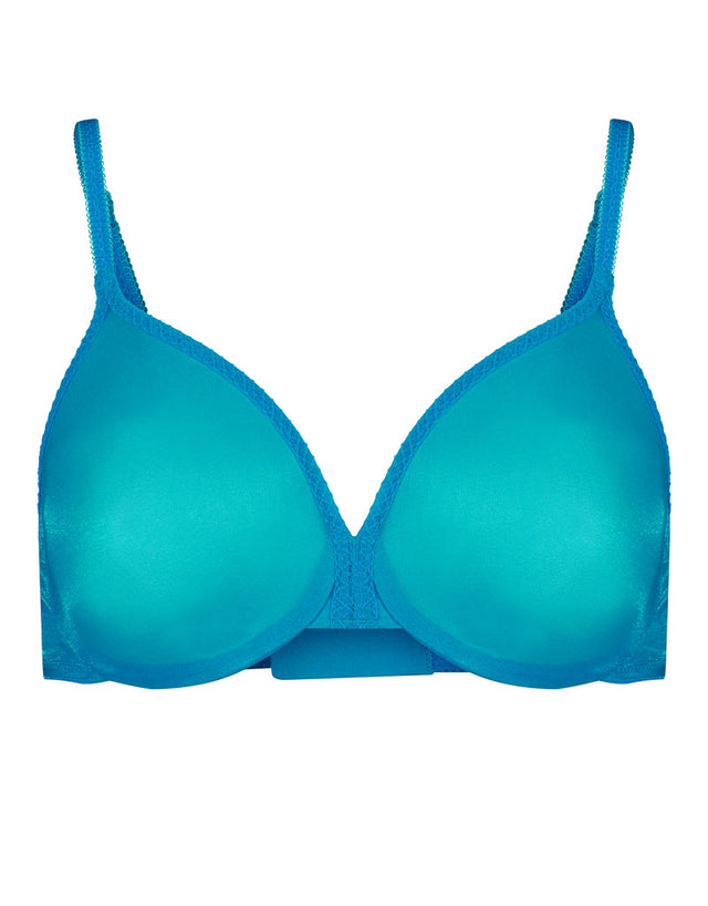 Gossard Glossies Sheer Bra Atomic Blue