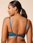 Gossard Superboost Lace Plunge Bra Deep Teal Blue