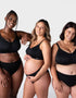 Hot Milk My Everyday Non Wired Nursing Bra Black