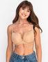 Ivory Rose Moulded Plunge T-Shirt Bra Latte