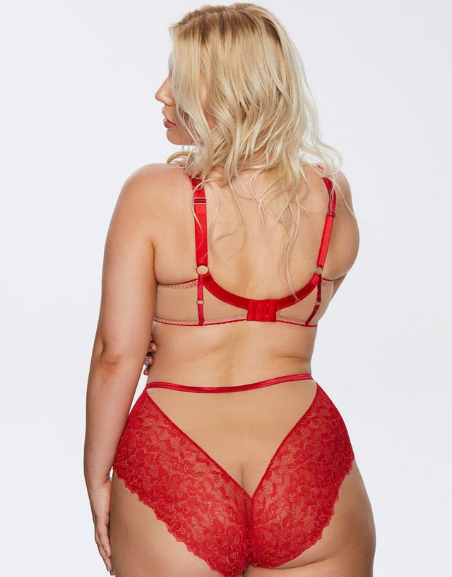 Kinga Mind Love Lace Brief Red