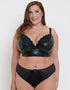 Liaison Berlin Padded Plunge Longline Bra Black