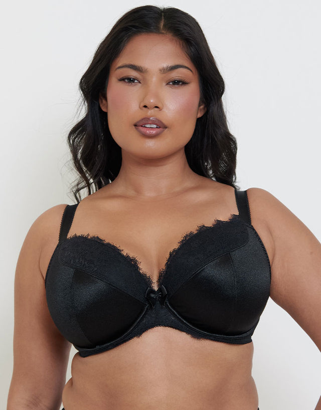 Liaison Lisbon Padded Plunge Bra Black