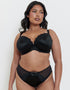 Liaison Lisbon Padded Plunge Bra Black