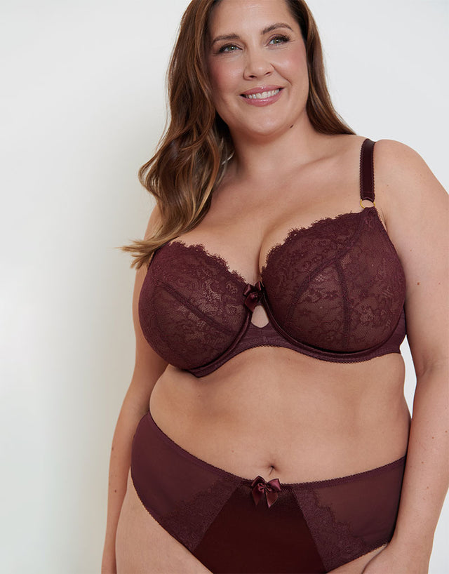 Liaison Paris Balcony Bra Merlot