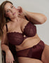Liaison Uptown Brazilian Brief Merlot