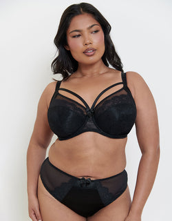 Liaison Sydney Side Support Balcony Bra Black
