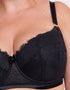Liaison Vienna Padded Longline Balcony Bra Black