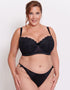 Liaison Vienna Padded Longline Balcony Bra Black