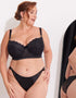 Liaison Vienna Padded Longline Balcony Bra Black