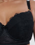 Liaison Vienna Padded Longline Balcony Bra Black